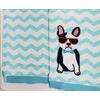 2 EMBROIDERED KITCHEN TERRY HAND TOWELS,15"x25"
