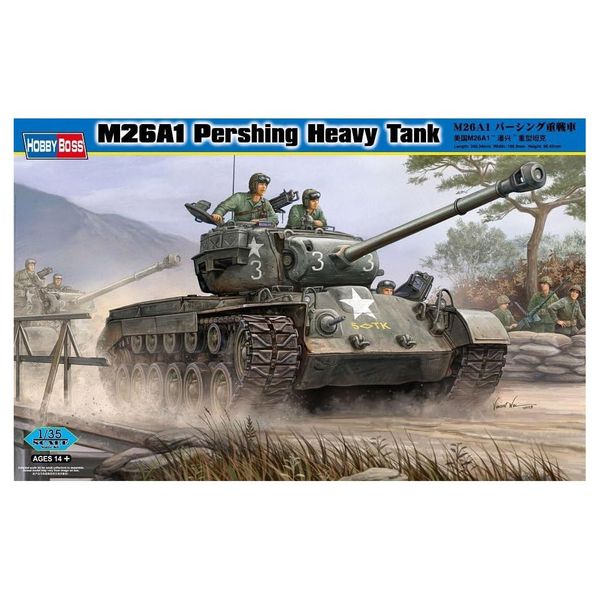 Hobbyboss 1:35 Scale M26a1 Pershing Heavy Tank Assembly Kit