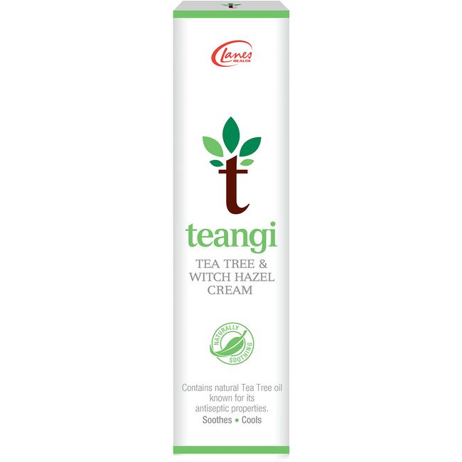 Teangi Tea Tree & Witch Hazel Cream (28g) | 100% Naturally Pure | Skin Relief | Pain Relief