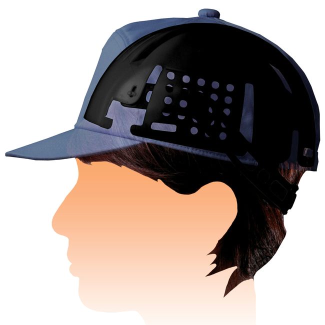 Midori Anzen INC-100B Head Protection Equipment Inner Cap with Headband Black Eco Type