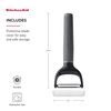 KitchenAid Soft Grip Y Peeler - Charcoal Grey