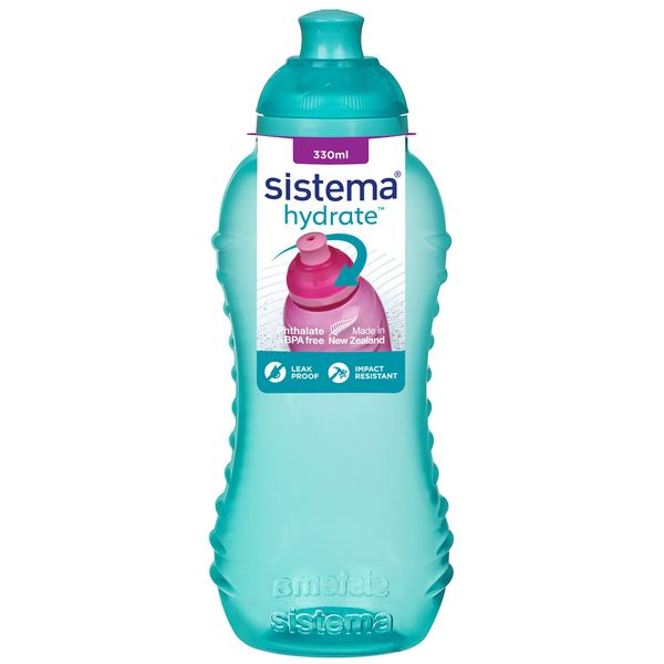 Sistema 780C6 Twist 'n' Sip Bottle, 330 ml - Assorted Colours