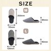 Yamato Industry Basic Slippers Gentle on Heels, M/Herringbone Pattern Gray