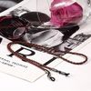 Jixin4you Eyeglass Strap, Eyeglass Chain, Eyeglass Cord, Glass Cord, Women's, Men's, Stylish, Fashion, Braun