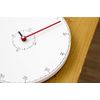 Stephanie Imports Modern Minimalist Thermometer Red Wall Clock