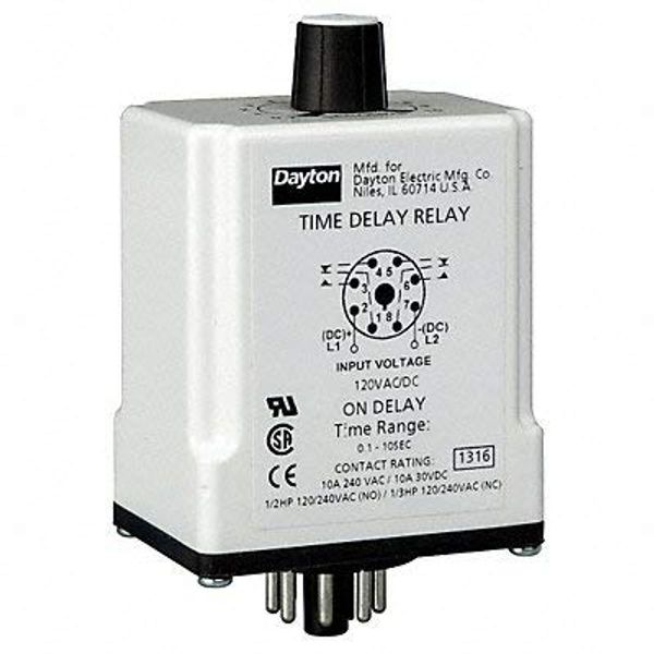 H7823 Time Delay Relay 12VDC 10A DPDT 3 sec.