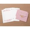 Midori 86506006 Letter Set, Foil Stamped Envelopes, Small Flower Pattern