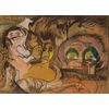 Green Eye Composition : Stanisław Ignacy Witkiewicz : Archival Canvas Art