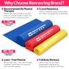 Resistance Bands Set for Exercise, Physical Therapy, Strength Training, and Yoga