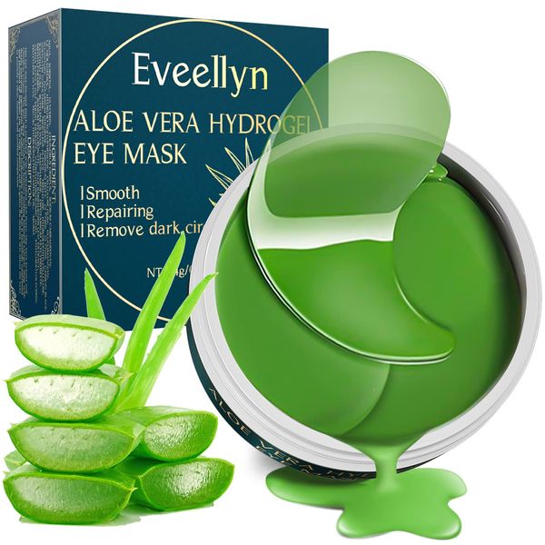 Eveellyn Under Eye Patches, Collagen Under Eye Masks 30 Pair, Eye Masks for Puffy Eyes, Dark Circles, Eye Bags, Improve Lines and Wrinkles Eye Care Skincare for Woman and Man