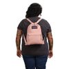 JANSPORT DRAWSACK Small Backpack, Misty Rose (Pink)