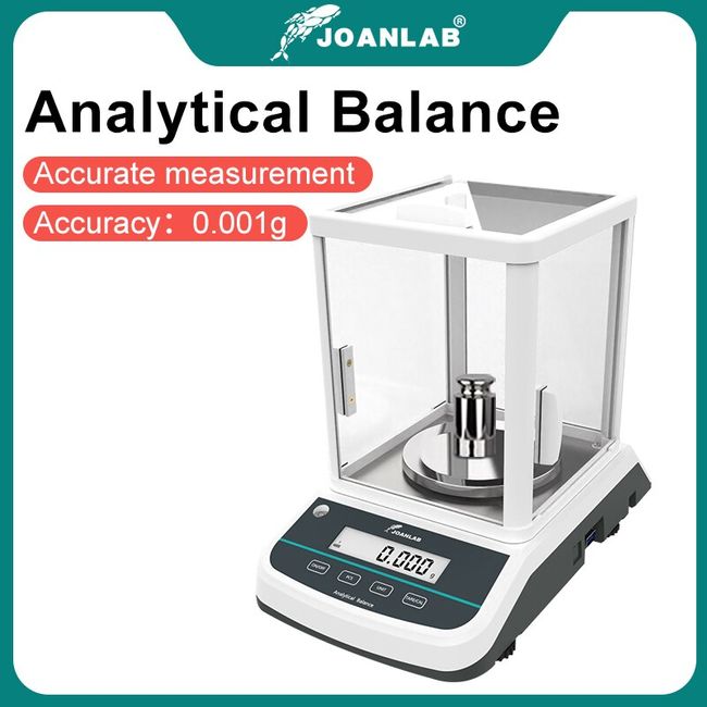 1mg Lab Analytical Balance 0.001g Digital Precision Scale U.S. Solid