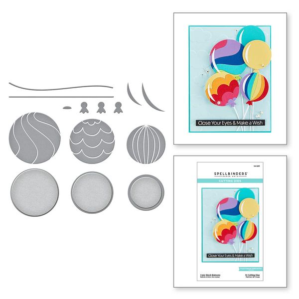 Spellbinders Color Block Balloons