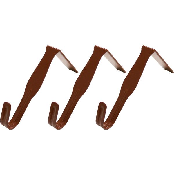 Contec AP-02X3 Perfect Hook for Anywhere Brown, 3 Pieces