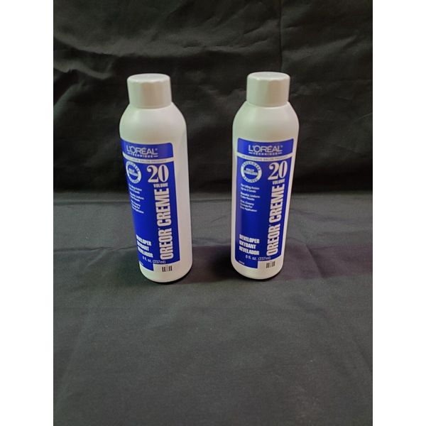 L'Oreal Oreor Creme Developer - 20 Volume 8 OZ (2 Pack)