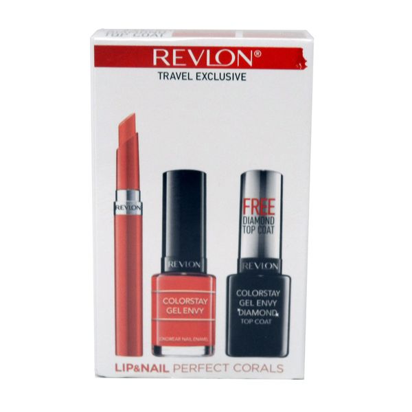 Revlon Travel Exclusive Lip & Nail Perfect Corals Set