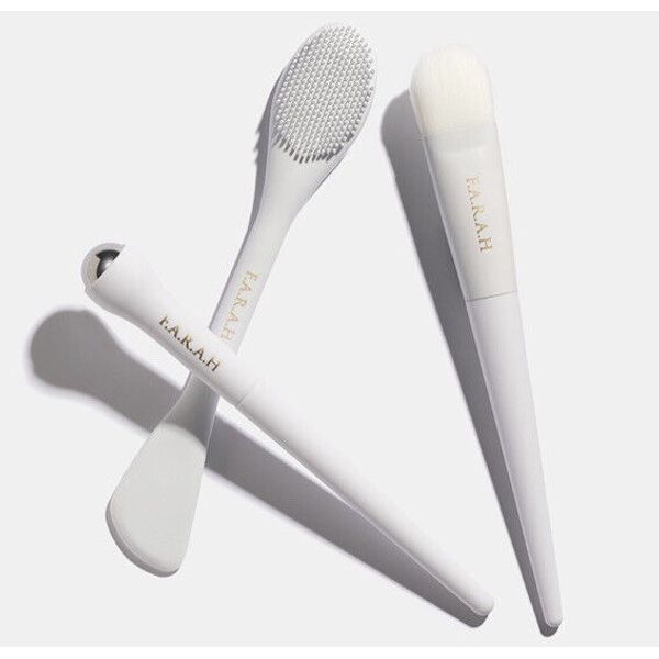 FARAH Skincare Tool Set Treatment Mask Brush Undereye Refresher Roller Spatula