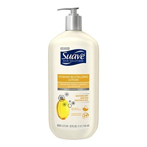 Suave Skin Solutions Body Lotion Revitalizing with Vitamin E 32 oz