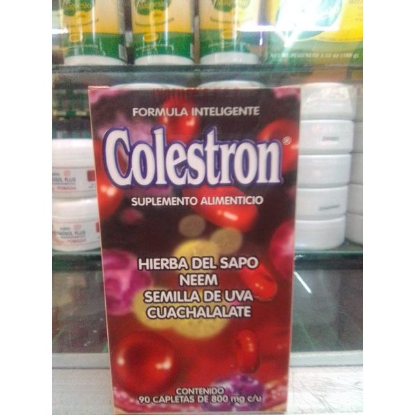 COLESTRON 90 Caplets Nutritional Supplement 100% Natural /Suplemento Alimenticio