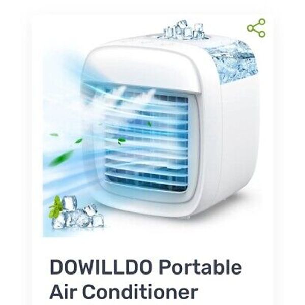 Dowilldo Portable Air Conditioner Personal Evaporative Space Cooler Mini Quiet