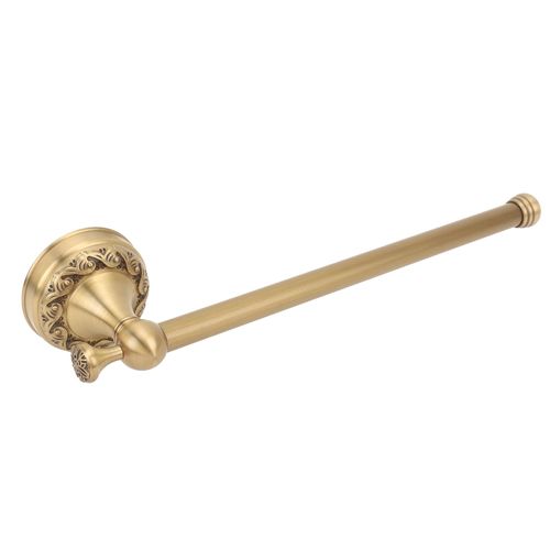 Toilet Paper Holder Bathroom Vintage Copper Toilet Paper Holder, Luxury Design Tissue Roll Holder Dispenser, Wall Mounted Toilet Roll Holder for Bathroom Kitchen Washroom Towel Bar