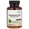 Vitamin K2 + D3 , 120 Capsules