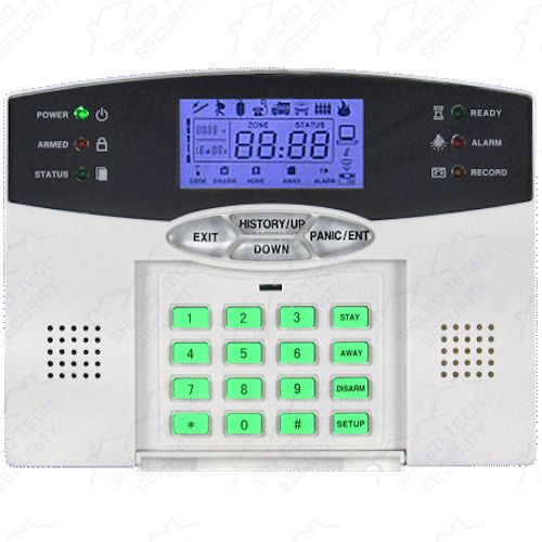 WIRELESS HOME SECURITY SYSTEM LCD BURGLAR HOUSE ALARM VOIP PHONE LINE DIALER ET