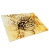 Yellow Black Vintage Eye Glass Placemat Kitchen Table Worktop Saver Protector
