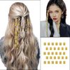 Aluminum Dread Locks, 30 Pcs Aluminum Dreadlocks, Metal Cuffs, Dreadlocks Accessories, Dreadlocks Woven Hair Accessories