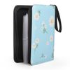 4 Pocket Trading Card Binders for 400 Cards, Cute Flower Pattern