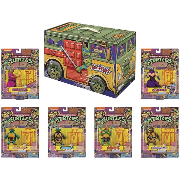 PlayMates TMNT Retro Rotocast PX 6PC Action Figure Set