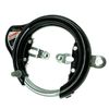 Bicycle Key Ring Lock Press Key Black 43546