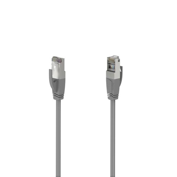 Hama Network Cable CAT5e (1 Gbit/s, F/UTP, Ethernet, RJ45, Internet Cable, 10 m) Grey