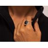 Ladies’ finger ring, real 925 silver, risi026, Silver