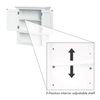 RiverRidge Somerset Two-Door Bathroom and Laundry Wall Mount Storage Medicine Cabinet with Open and Adjustable Shelf - White