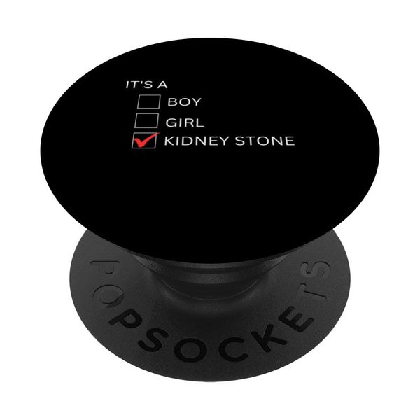 Kidney Stone Funny Checklist PopSockets Swappable PopGrip