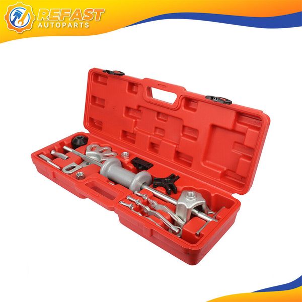 17X Slide Hammer Dent Puller Wrench Adapter Axle Bearing Hub Auto Tool Kit