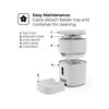 Home Zone 6L Automatic Feeder, WiFi Enabled Smart Food Self Dispenser for Pets