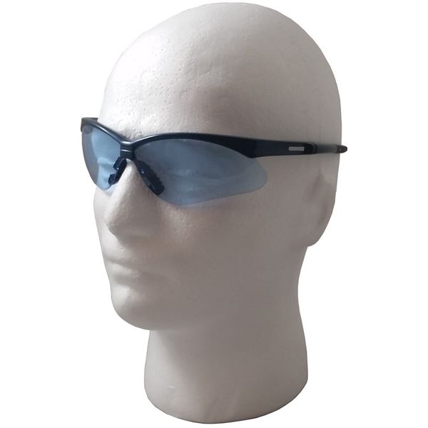 Jackson Nemesis Safety Glasses Black Frame with Light Blue Lens