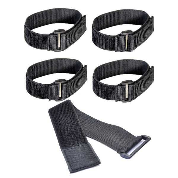 JOLIRSBOX Elastic Band, Load Tightening Belt, Binding Belt, Binding Belt, Cable Ties, Elastic 4 Pieces, 2.0 x 31.5 inches (5.0 x 80 cm)