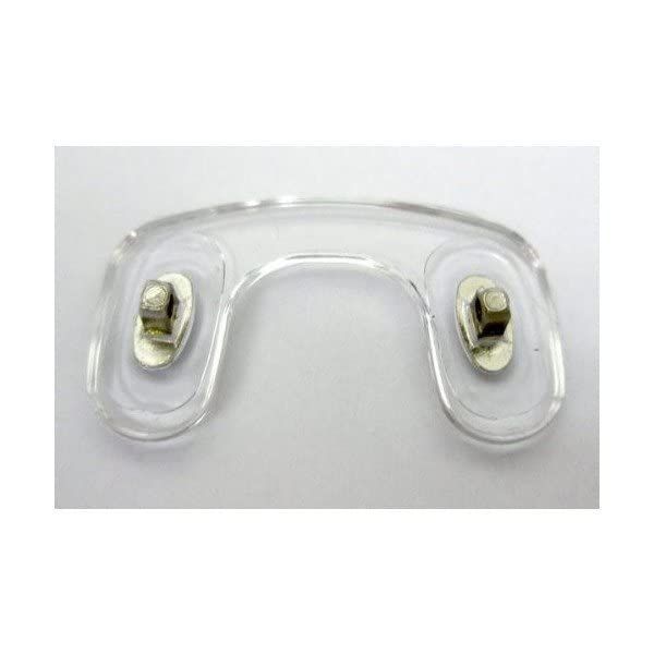 Glasses Nose Pad (Silicone Type) Box Butterfly Twin Pad Color: Silver