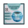 Energy Efficient Solar-Powered Floating Lamp 7 Cycle Color Changing LED Light