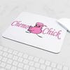 CafePress Chemo Chick Chemotherapy Mousepad Non-slip Rubber Gaming Mousepad