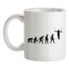 Evolution of Man Rings - 10oz - Ceramic Mug for Coffee/Tea