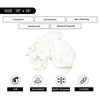 New White Terry Towel Rags for Multipurpose Cleaning - 10 lbs. Compressed Box