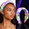 Fashband Light Up Headband Luminous Flash Glowing Hair Band LED Crown Headbands Laser Hair Hoop for Nightclub Festival Party Costume Hair Accessories for Women and Girls