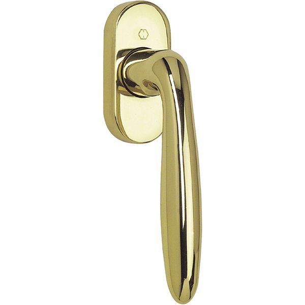 HOPPE Verona-Secustik 11567508 Window Handle 32-42 mm Polished Brass