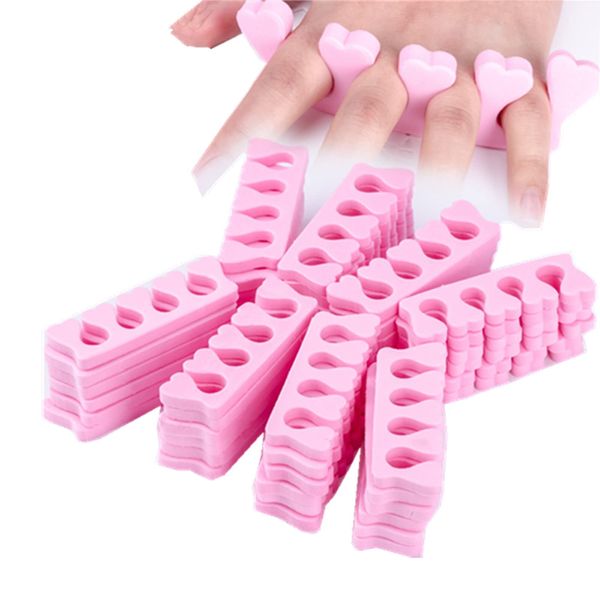 Emivery 50 PCS Pink Nail Art Toes Separators Fingers Foots Sponge Polish Manicure Pedicure for Women And Girl