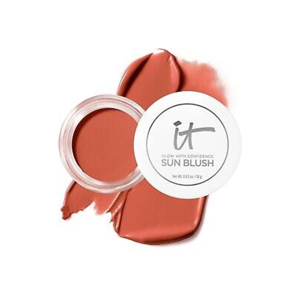 IT Cosmetics Glow with Confidence Sun Cream Blush + Bronzer, Sun Blossom 0.63 oz