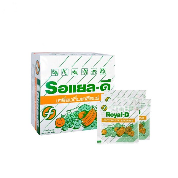 Royal-D Electrolyte Beverage Powder 25g. Mixed Fruit 50 pcs